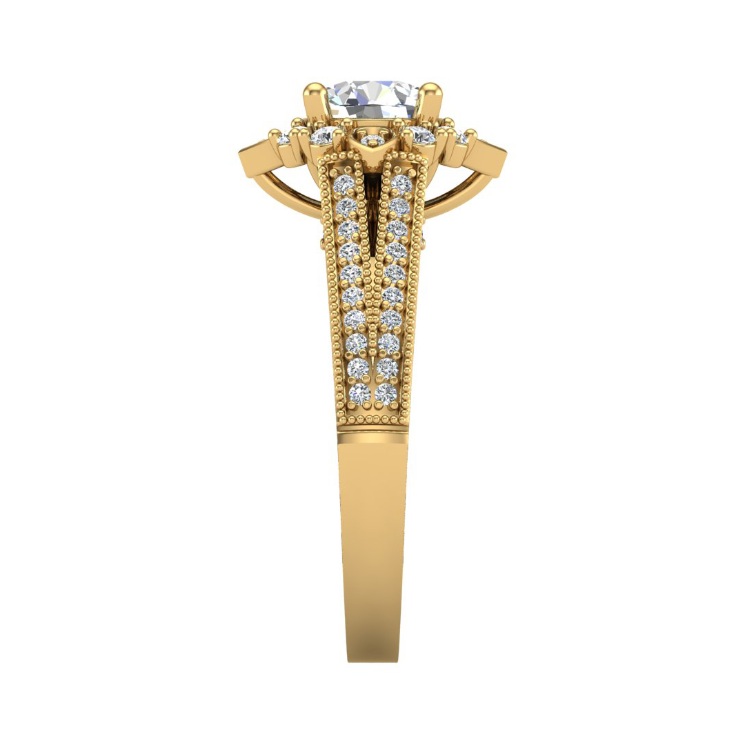 Logan Halo Engagement Ring